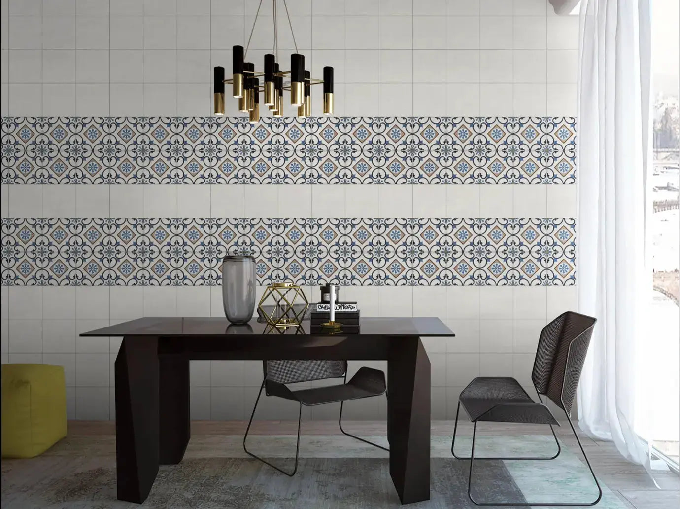 ARDVILLE Patterned Tiles 20x20 Matt Ceramic wall and floor from ONLY £27.99 sq.m -Vivido-tiles-uk