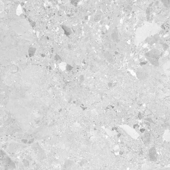 Ama Grey Terrazzo Porcelain 90X90 cm matt Tile. from £44.99 Vero