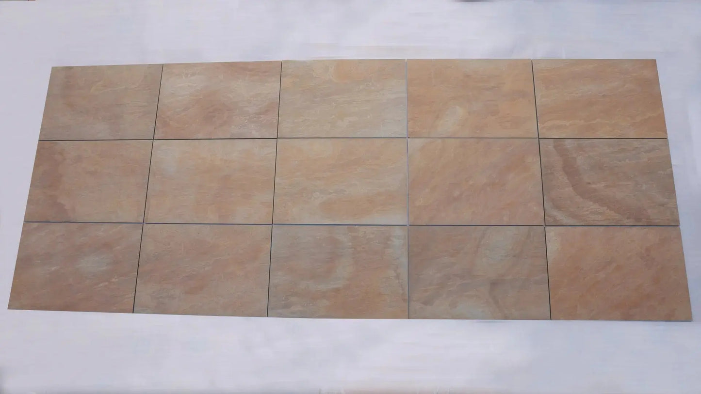 Buff Slate 600x900x20 mm Outdoor Porcelain Tiles Paving slabs ONLY £24.99 sq.m vivido-tiles-uk