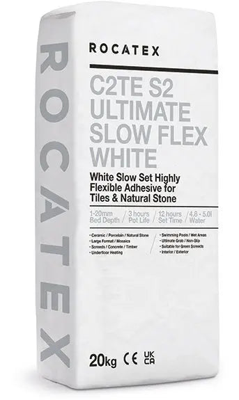 C2FT S2 Ultimate Slow Flex White wall & floor 20 kg Adhesive Rocatex
