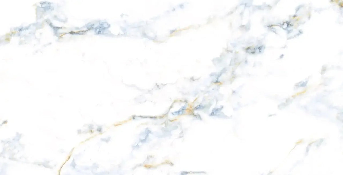 Calcatta Blue Veins polished 60x120 cm marble effect Porcelain Tiles from £34.99 sq.m Arts