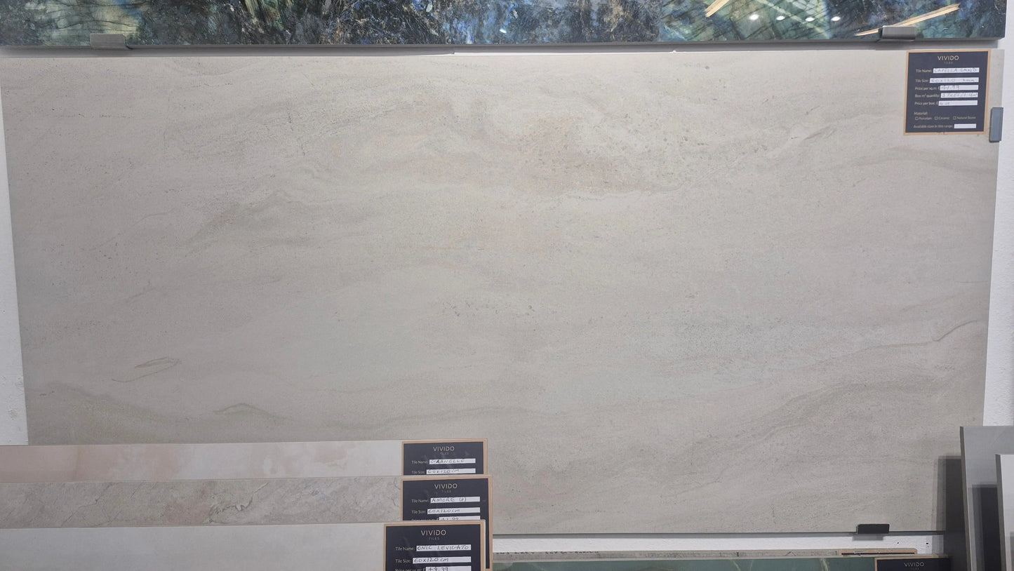 Capella Sand 60x120X0.7 cm Matt Porcelain Tiles from £27.99 sq.m TS