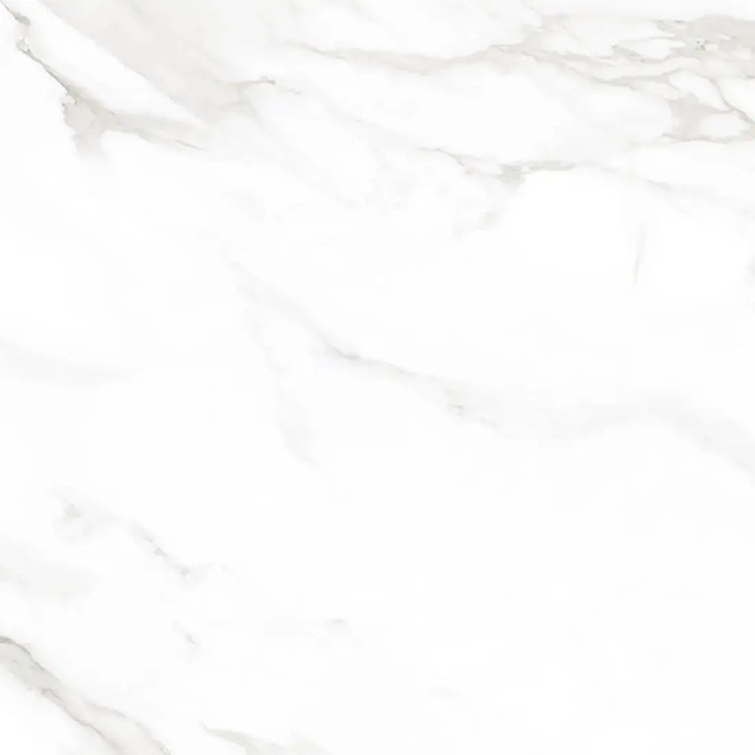 Carrara White 120x120 cm Large Polished Porcelain Tiles. from £39.99 sq.m -Vivido-tiles-uk