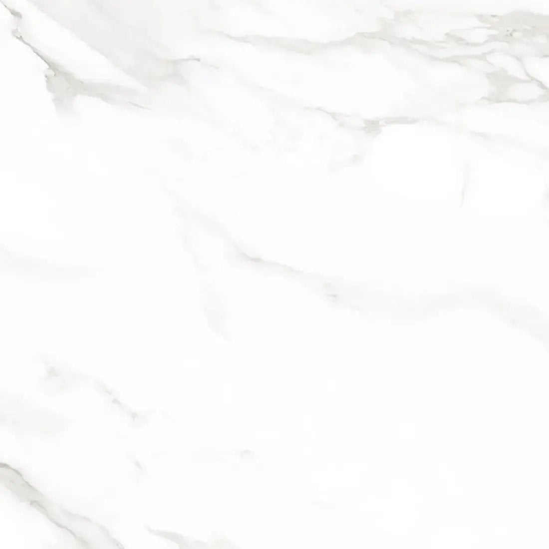 Carrara White 120x120 cm Large Polished Porcelain Tiles. from £39.99 sq.m -Vivido-tiles-uk