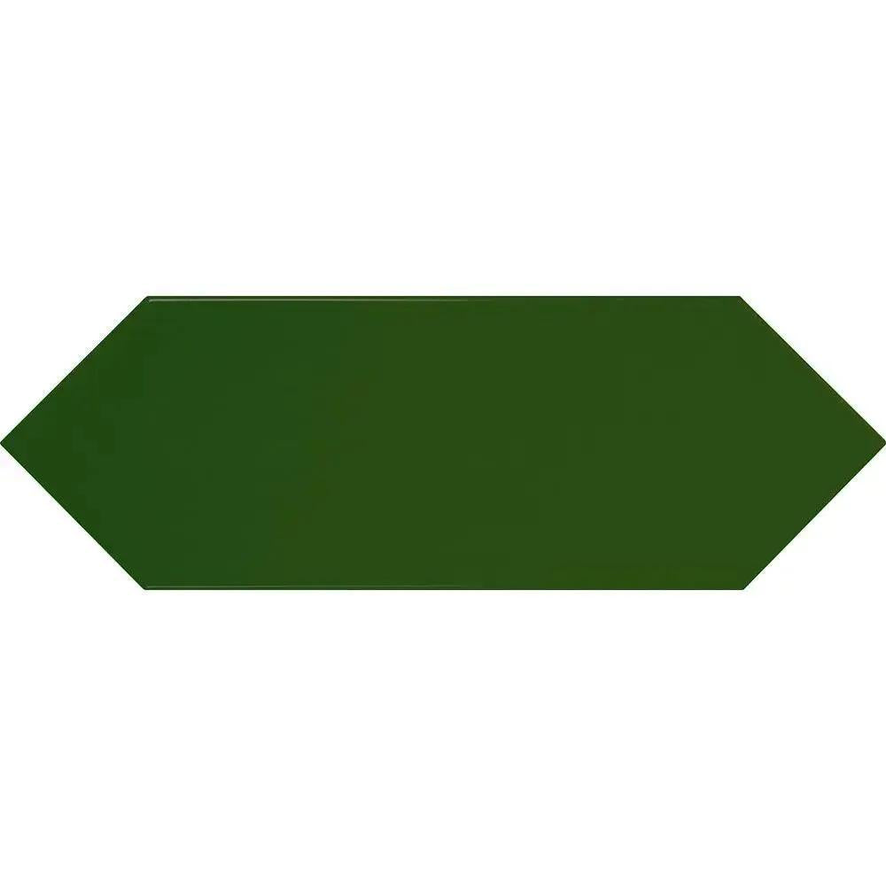 Cast Bottle Green Glazed Ceramic Wall Tile 100x300 mm £54.99 sq.m Vivido-tiles-harrogate