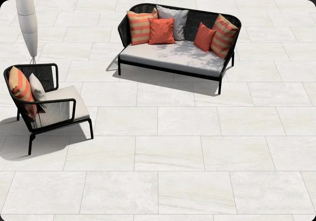 Everest Pearl 600x900x20 mm Outdoor Porcelain Tiles Paving slabs ONLY £27.99 sq.m vivido-tiles-harrogate