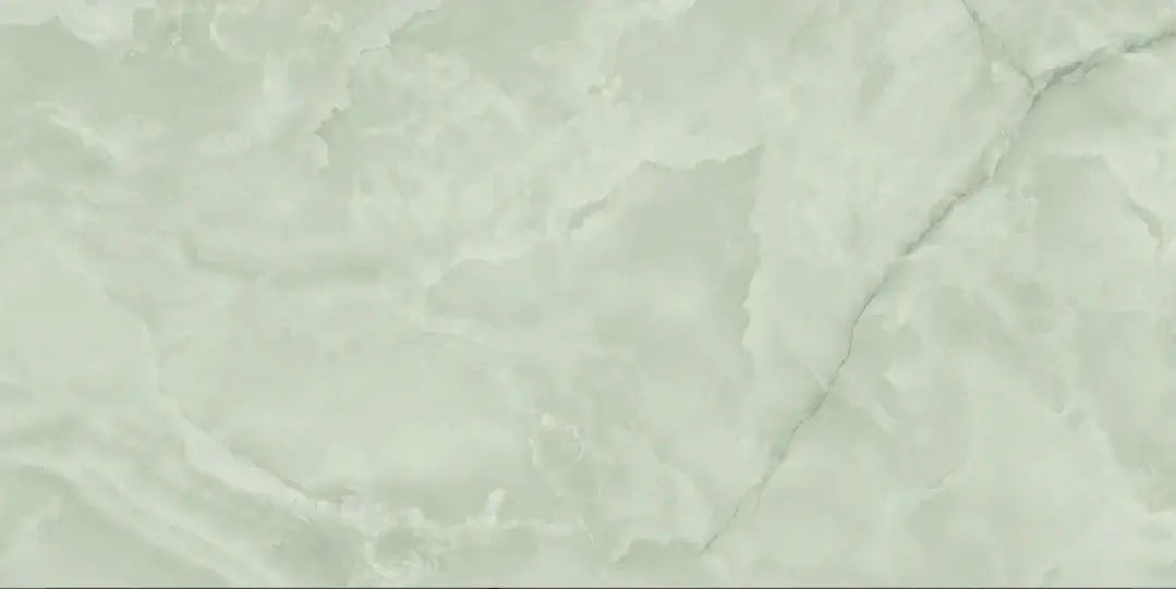 Ginza Verde polished 60x120 cm marble effect Porcelain Tiles from £29.99 sq.m TS