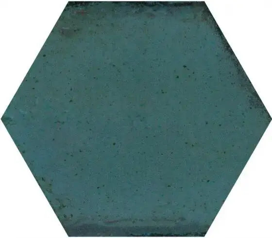 Hope Blue Hexagon Gloss Ceramic Wall 150x173 mm - £49.99 sq.m Vero