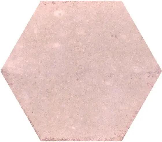 Hope Rose Hexagon Gloss Ceramic Wall 150x173 mm - £49.99 sq.m Vero