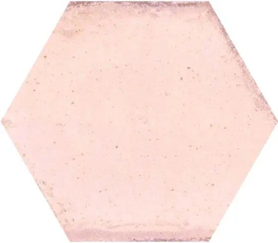 Hope Rose Hexagon Gloss Ceramic Wall 150x173 mm - £49.99 sq.m Vero