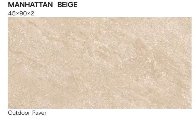 Manhattan Beige 450x900x20mm Outdoor Porcelain Tiles Paving from £32.99 per sq.m Bien