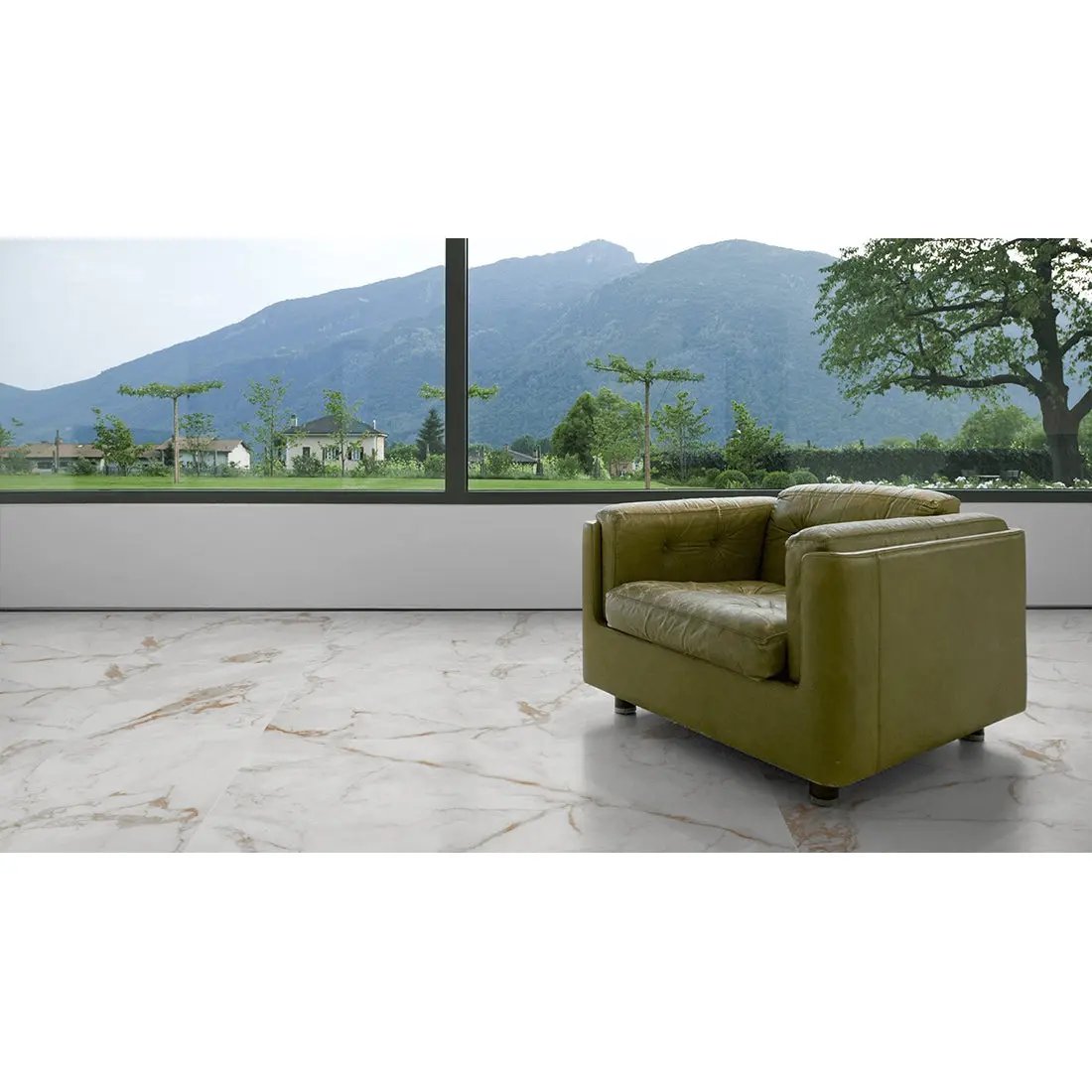 Novada brown Carving Matt 60x60 cm Porcelain Tiles from £26.99 sq.m DS