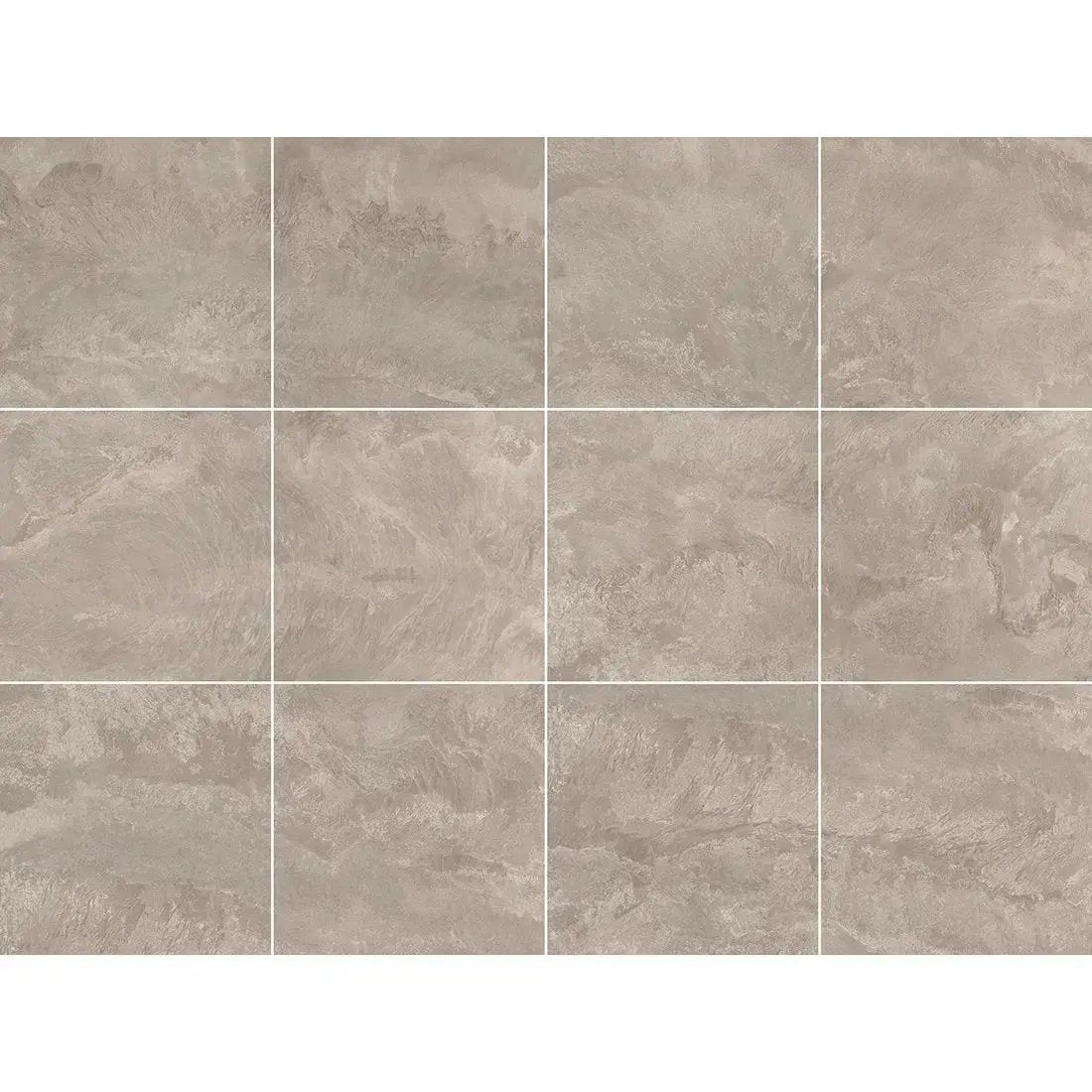 Ocean Gris Concrete effect Matt 60x60 cm Porcelain Tiles from £26.99 sq.m DS