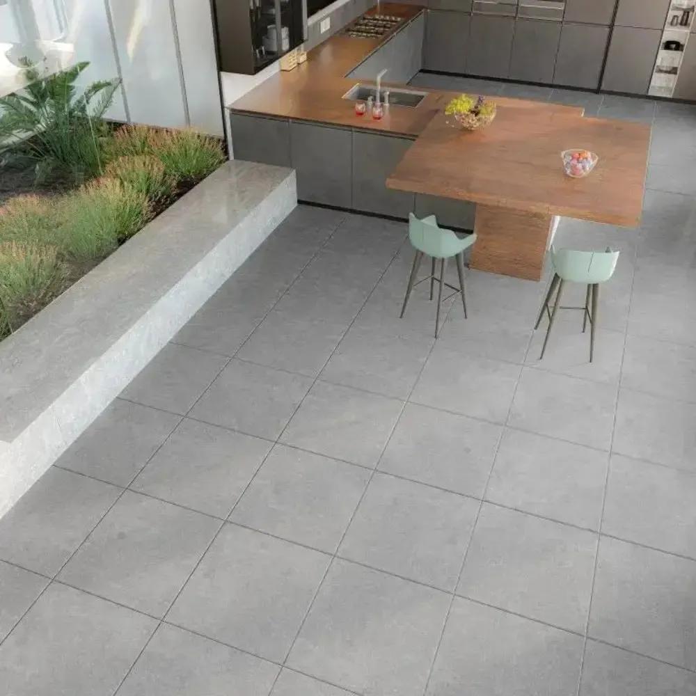 Outdoor Porcelain Tile Ark Silver 600x600x20mm Bien