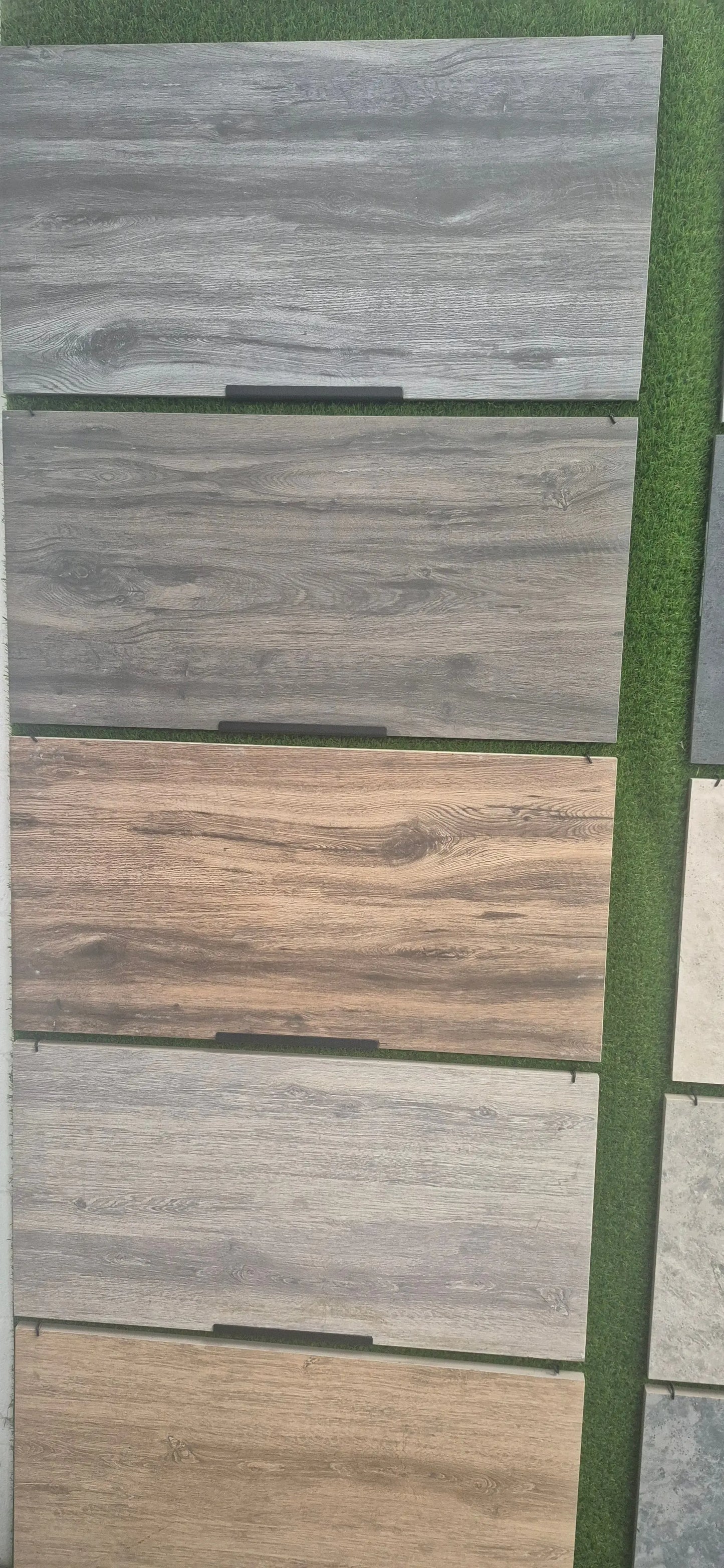 PALLET of 450x900x20mm Grey Wood Effect Outdoor Porcelain Tiles Paving £34.00 sq.m Qua