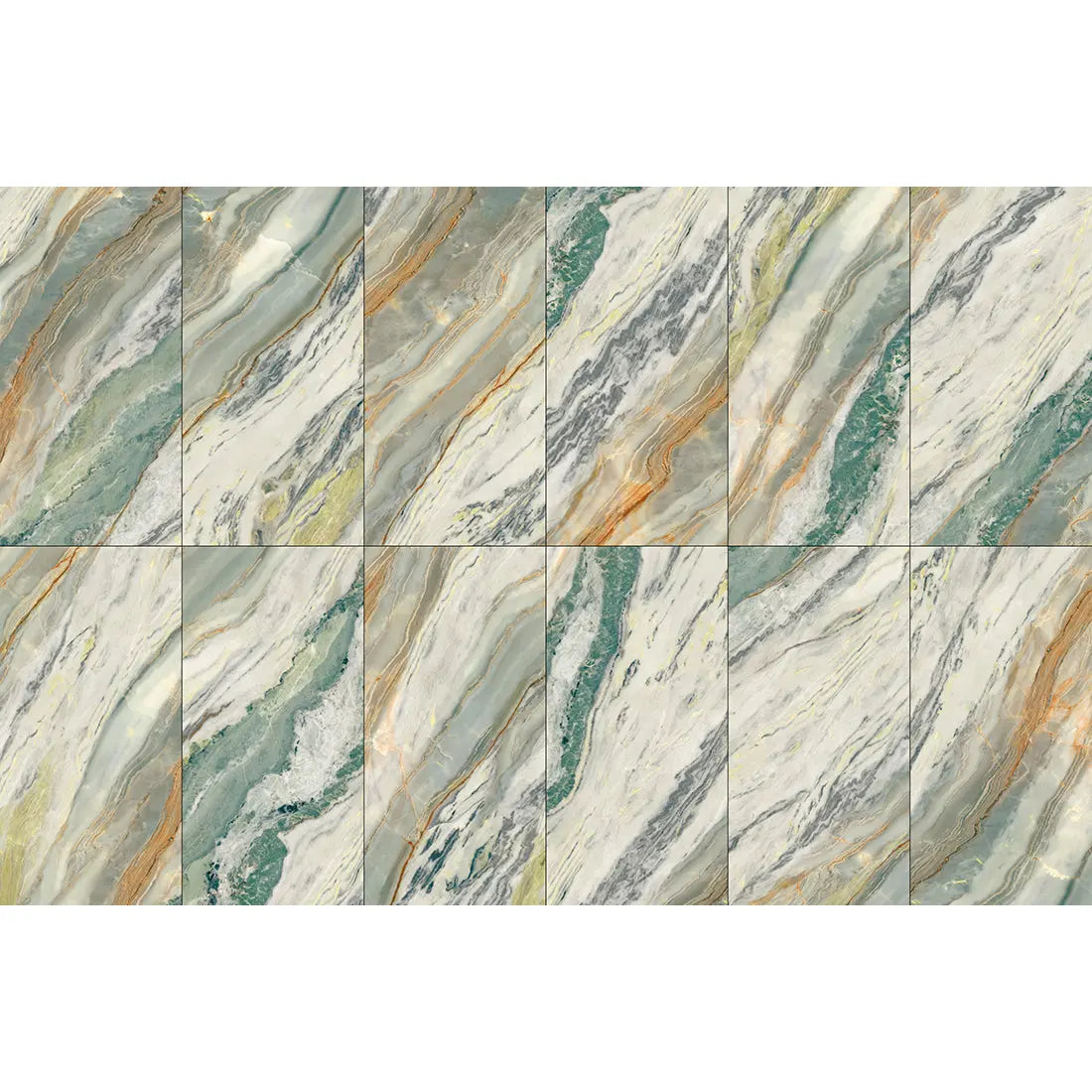 Porcelain Tile Jade Multi Polished Carving 60x120 cm wall and floor DS