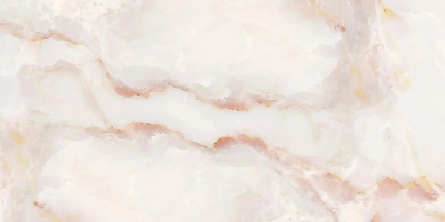ONYX PINK 60 x 120 cm 9 mm Full Polished Porcelain Tile £27.99 vivido-tiles-uk