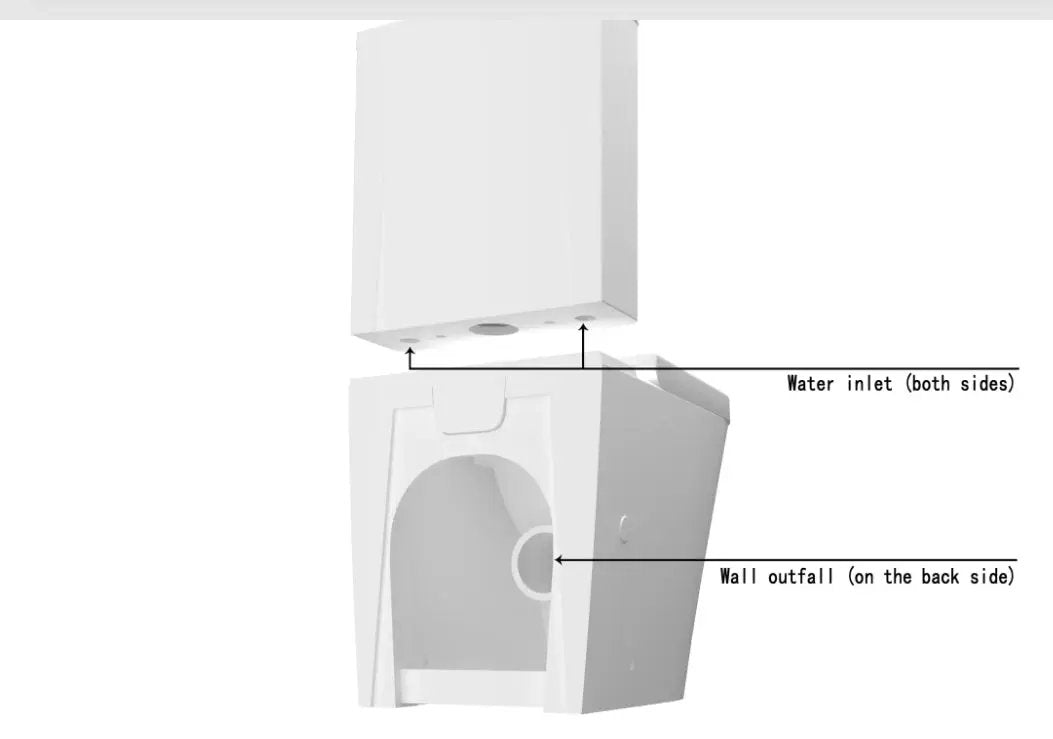Rimless Close Coupled Toilet Soft Close Seat WC White Round - Vivido Tiles
