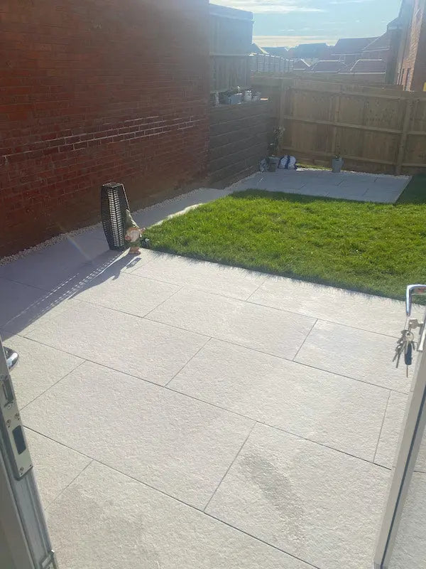 Rock pearl 600x1200x20mm Outdoor Porcelain Tiles Paving from £38.10 sq.m Bien