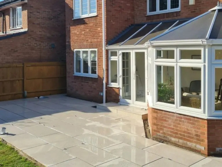 Rock pearl 600x1200x20mm Outdoor Porcelain Tiles Paving from £38.10 sq.m Bien