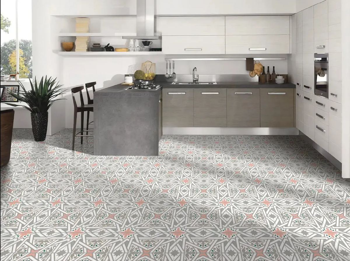 SPENLOW Patterned Tiles 20x20 Matt Ceramic wall and floor from ONLY £27.99 sq.m -Vivido-tiles-uk