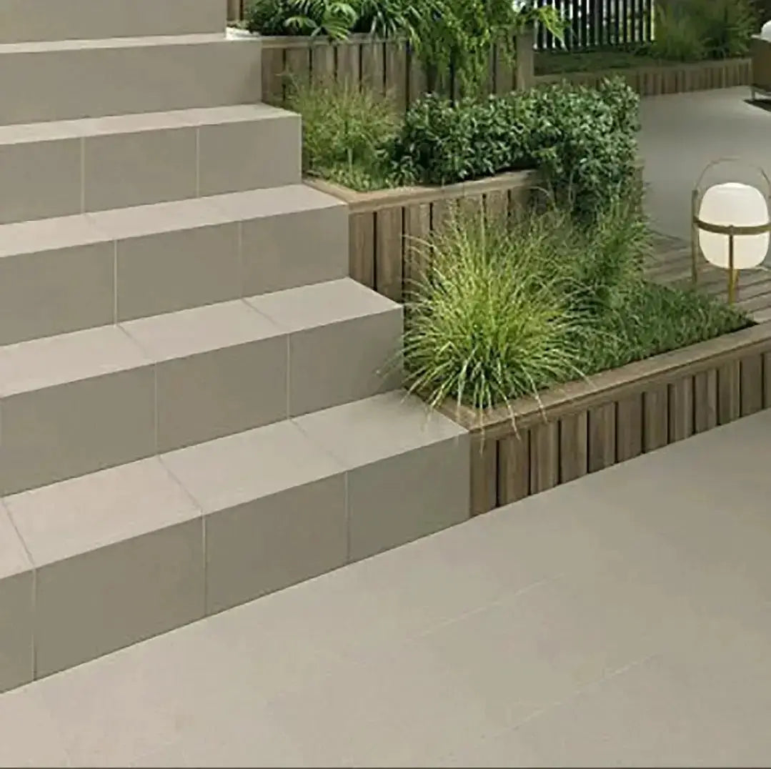 Salt & pepper Ivory Full body 30x30 cm Matt Porcelain Tiles from £19.99 sq.m - Vivido Tiles uk