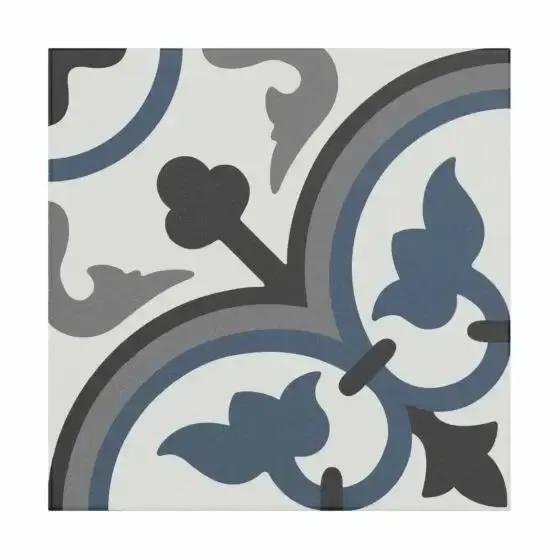 Spanish Sololla Patterned Tiles Glazed Ceramic Wall & Floor 250x250mm £54.99 sq.m vivido-tiles-harrogate
