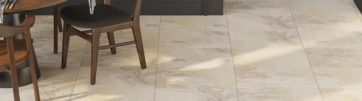 Spanish Stone Cream Slate effect matt Porcelain Tiles 60x40 cm IMP