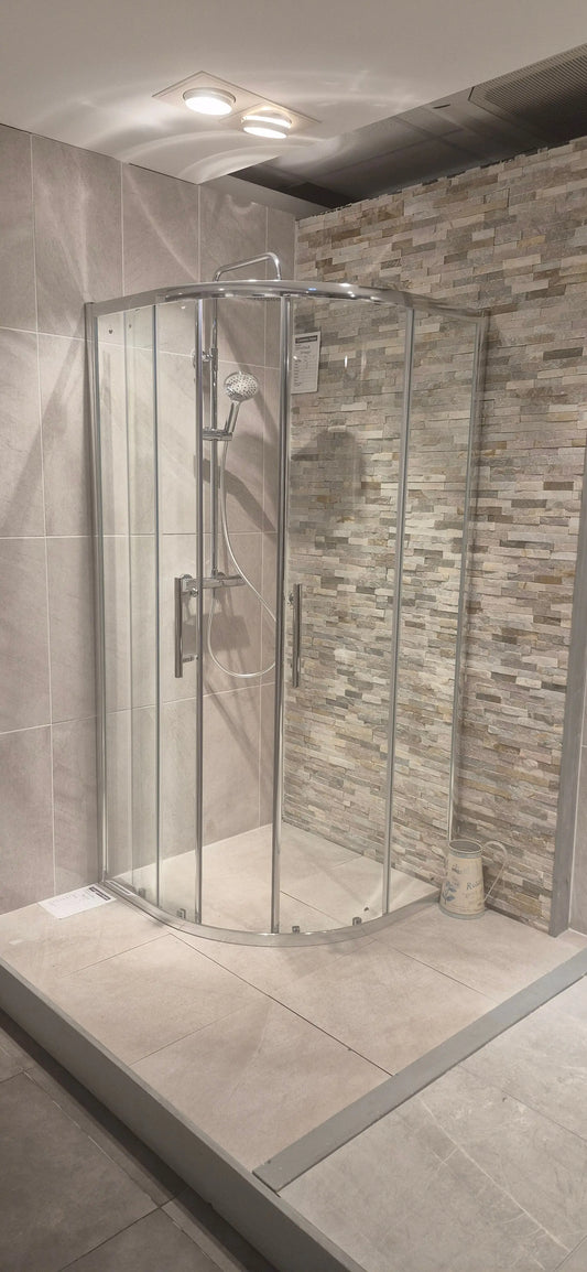 Splitface Oyster Natural stone 10x36 cm feature wall tiles from £38.74 sq.m imp