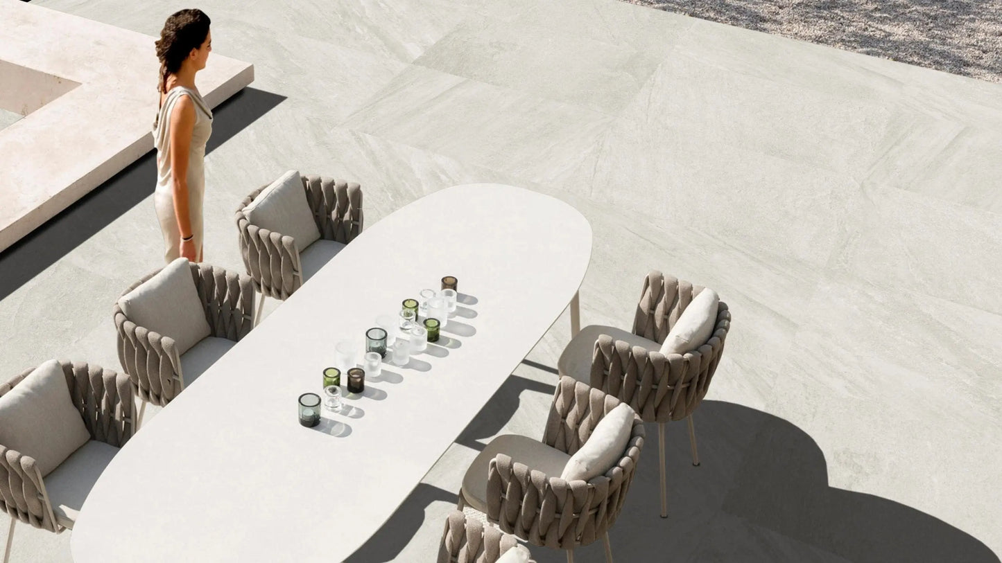 Indian Limestone 600x1200x20 mm Outdoor Porcelain Paving. £38.50 sq.m Bien