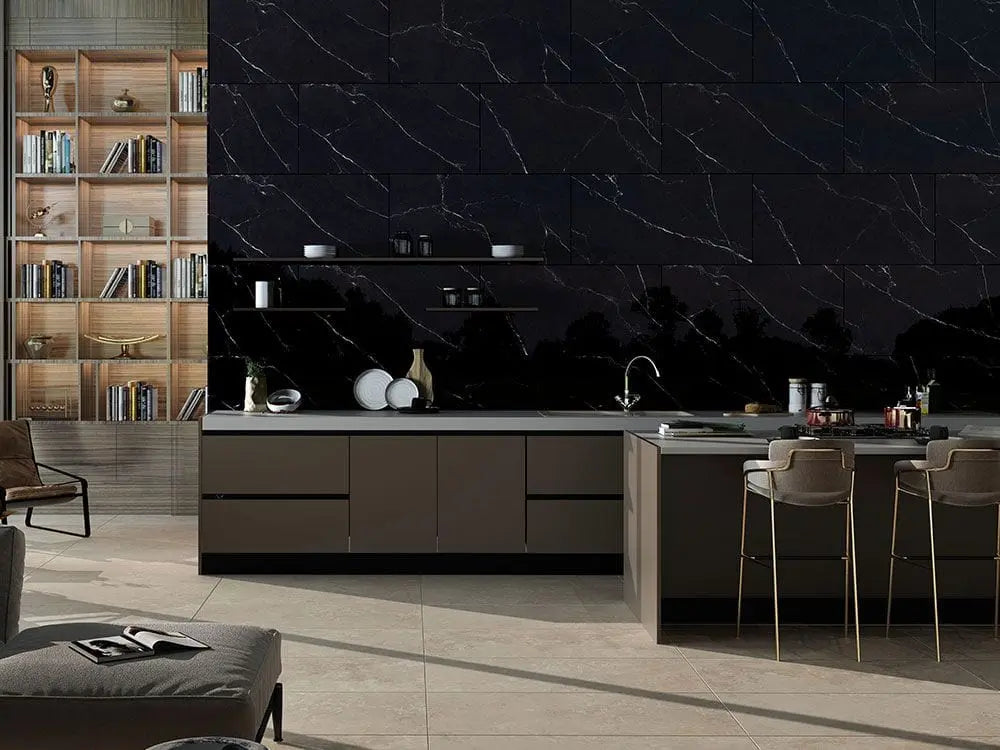 Lave blanche 60 x 120 cm Full Polished Porcelain Tile Vivido Tiles