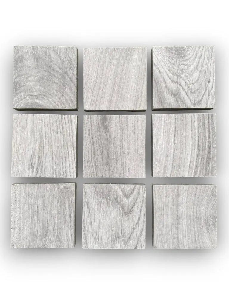 Anti Slip Jungle Wood Silver 100x100x20mm Outdoor Porcelain Paving (25 pieces set) Bien