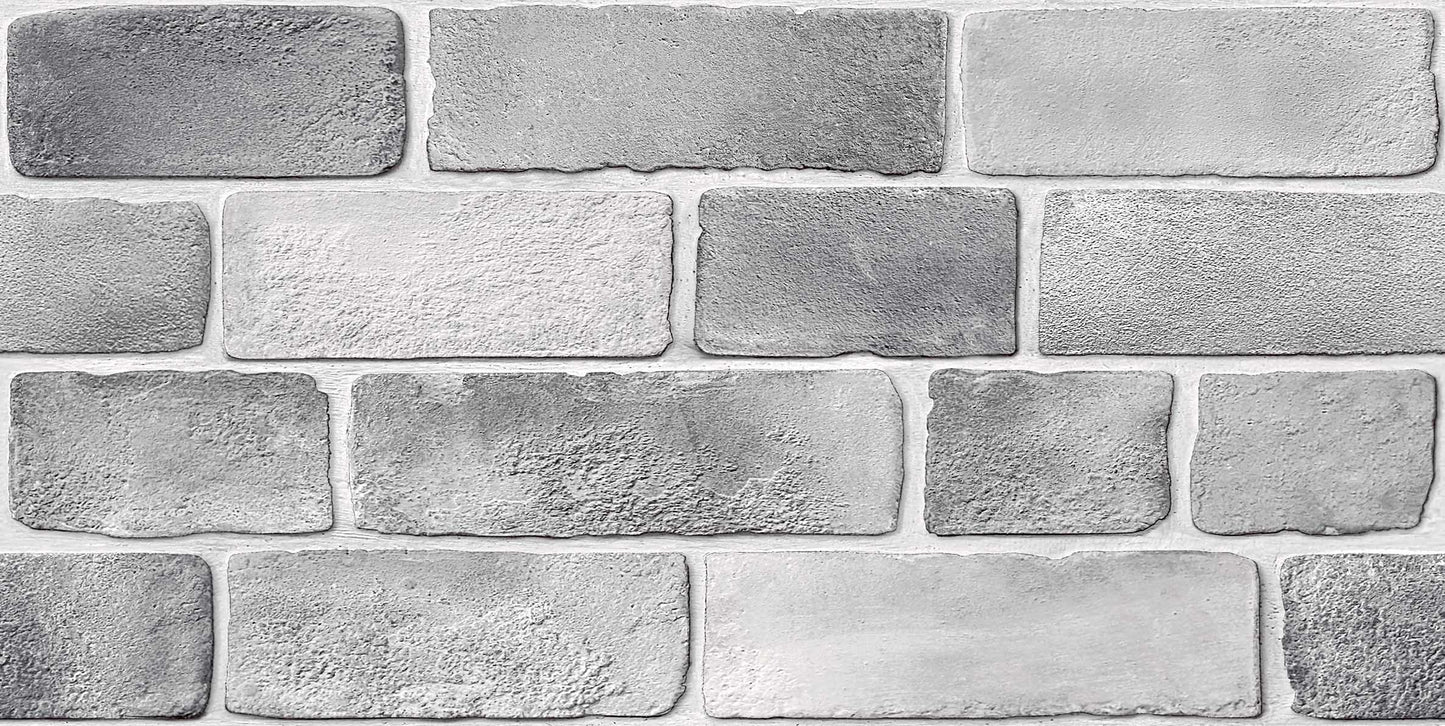 BRICK STONE GREY 30x60 cm Ceramic Wall Tile from £15.99 sq.m CANO