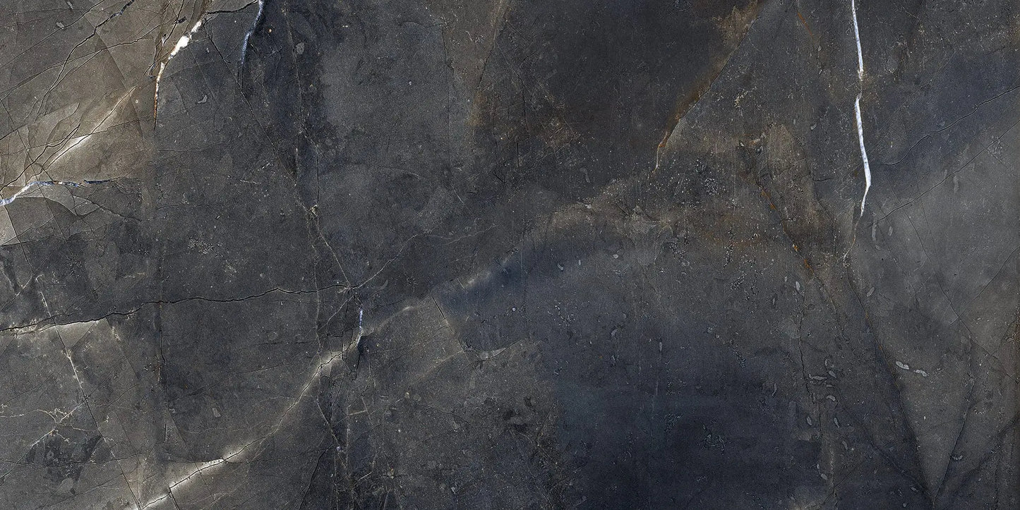 Marble Thunder 60x120 cm High Gloss Porcelain Tile from £26.50 sq.m CANO