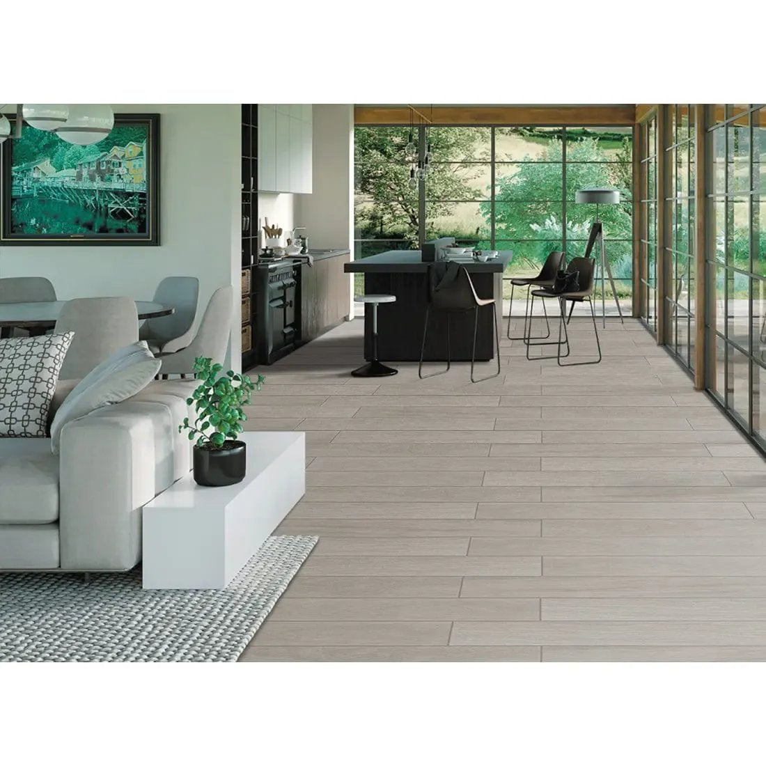 Havana Grigio ( Grey ) matt 20x120 cm Porcelain Tile from £23.99 DS