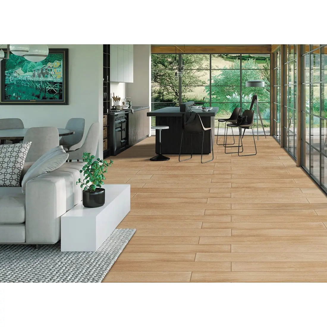 Havana Honey ( Brown ) matt 20x120 cm Porcelain Tile from £23.99 DS