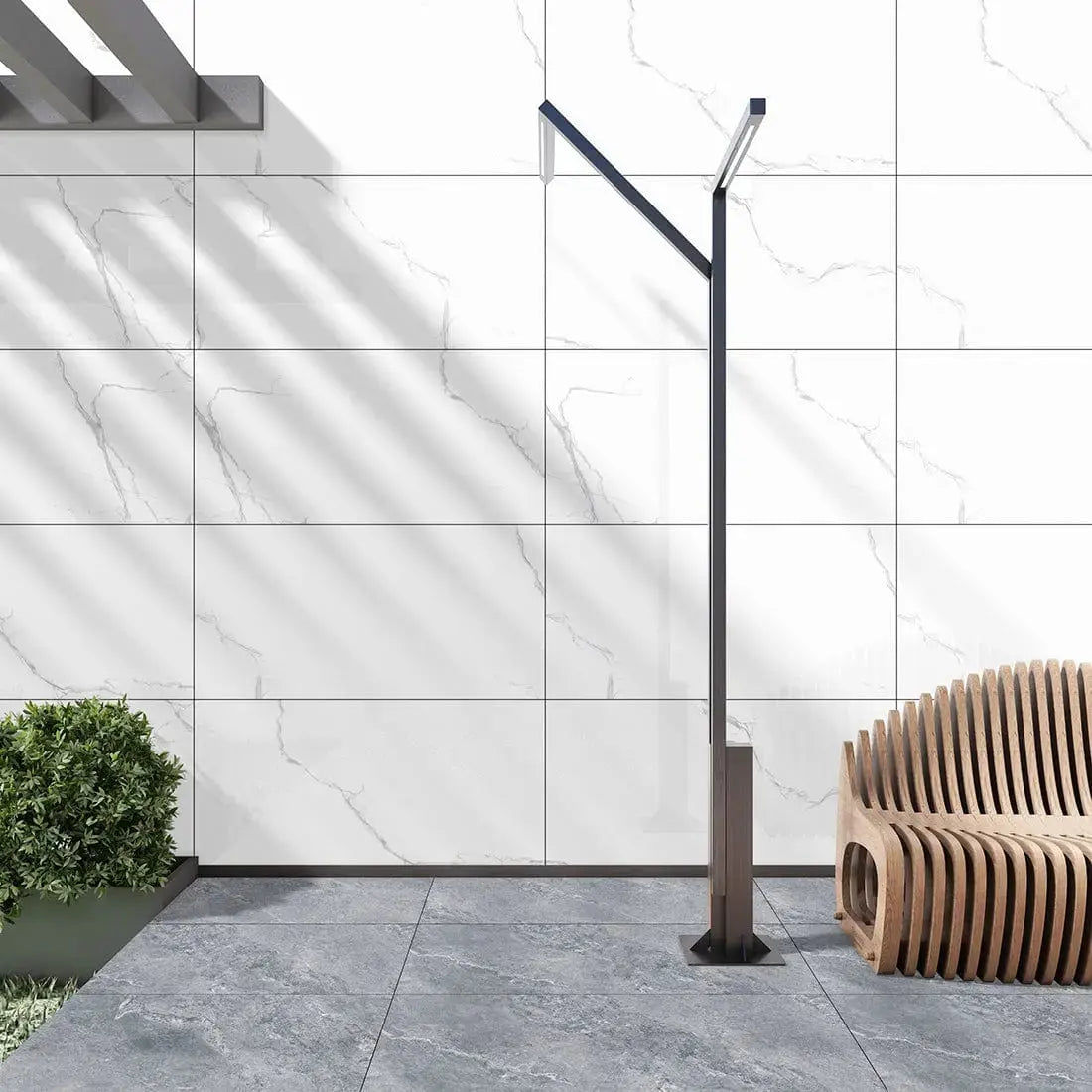 Outdoor Anti Slip R11 J Rock Slate effect Porcelain 60 x 60 x 2cm Vivido Tiles