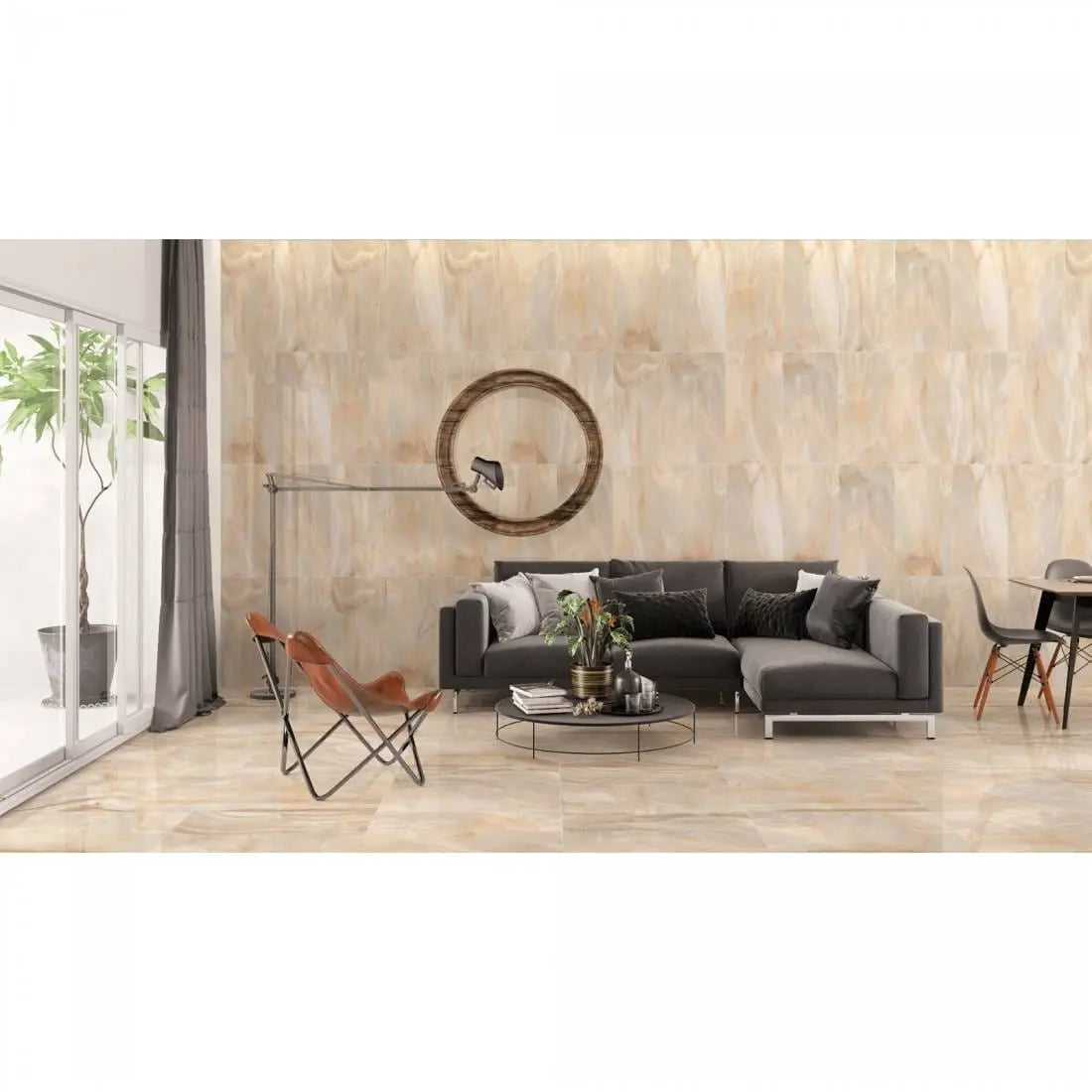 Onyx Gris 60x60 cm Polished Porcelain Tiles from £19.99 sq.m DS