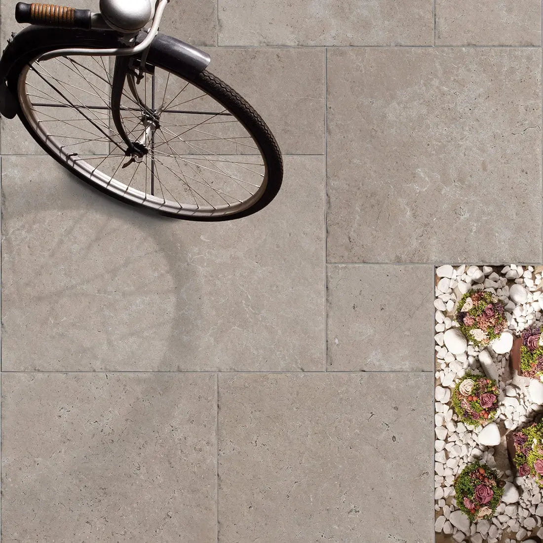 OS Mixed sizes Taupe ( Brown) Matt Porcelain Tiles from £24.99 DS
