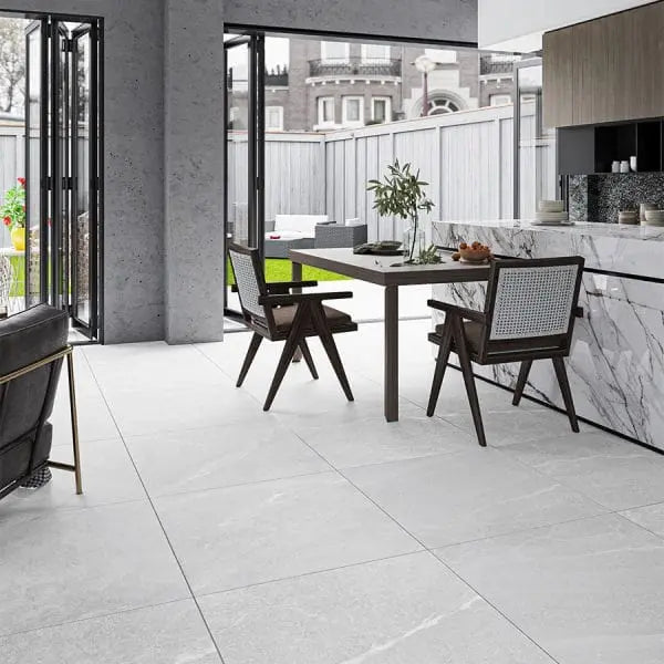 Anti Slip ( Slip stop) Padova Grey Matt 60x120 cm Porcelain Tile from £24.99 sq.m Fur