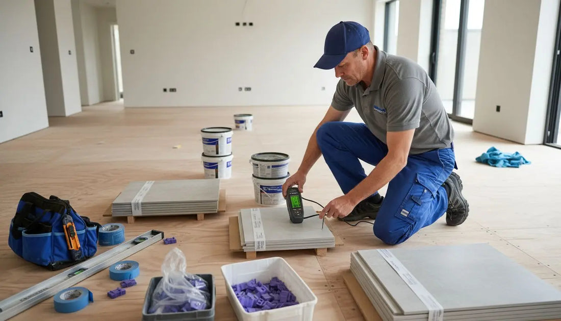 floor tile renovation workflow