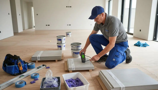 floor tile renovation workflow