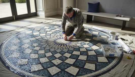 mosaic tile installation