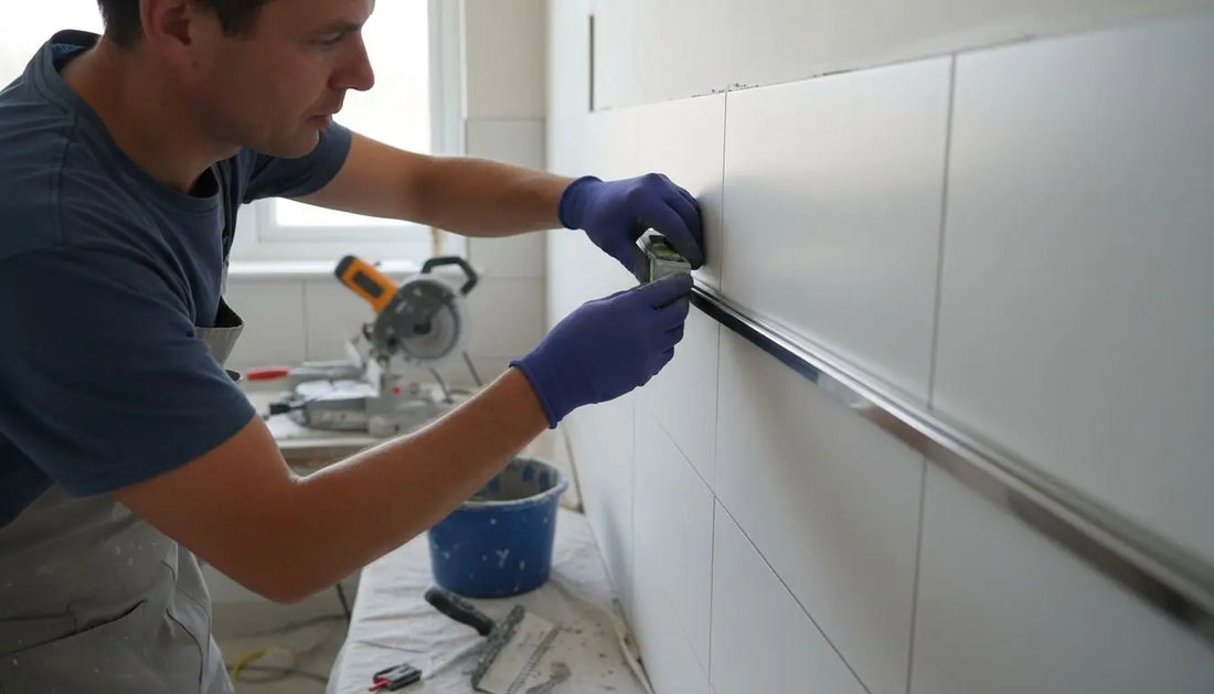 tile edge installation