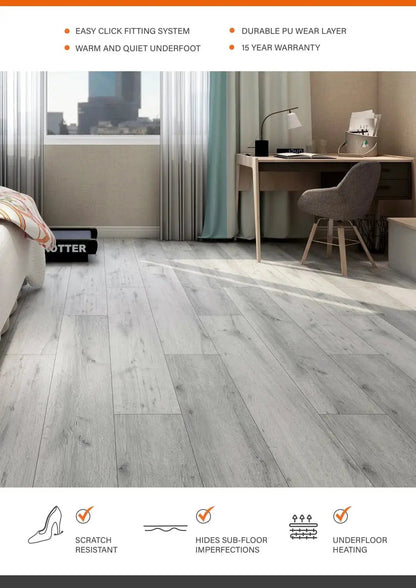 ARC GREY ESTILO HARDCORE SPC Flooring | Plank & Herringbone from £20.70 sq.m - Vivido Tiles