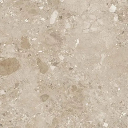 Ama Beige Terrazzo Porcelain 90X90 cm matt Tile. from £44.99 Vero