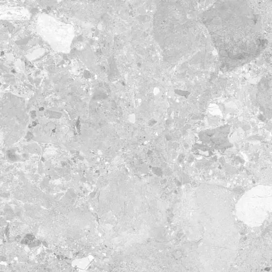 Ama Grey Terrazzo Porcelain 90X90 cm matt Tile. from £44.99 Vero