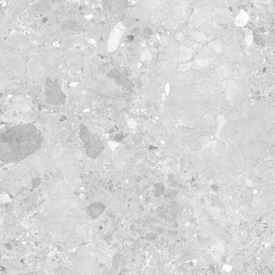 Ama Grey Terrazzo Porcelain 90X90 cm matt Tile. from £44.99 Vero
