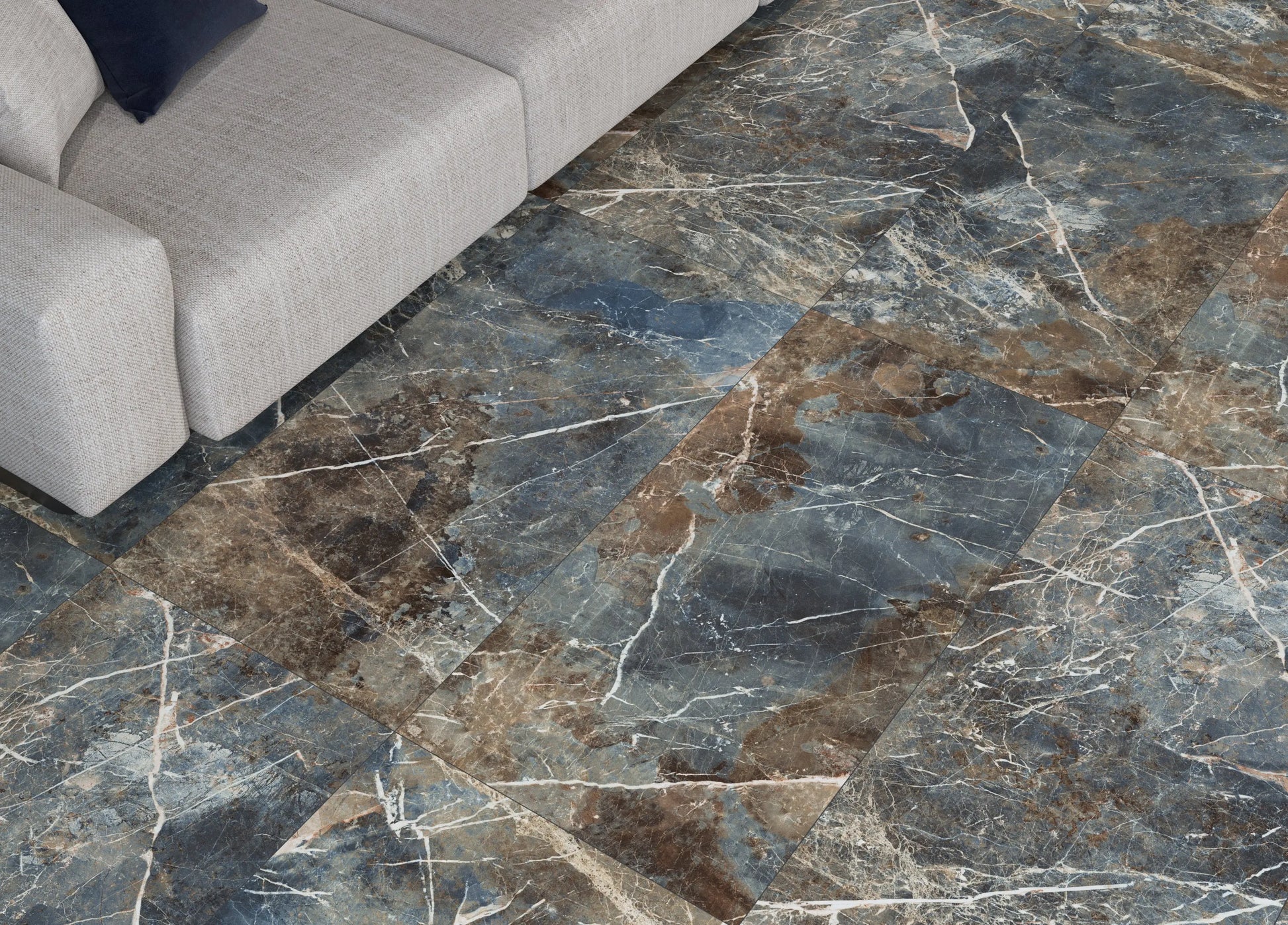 Andromeda polished 60x120 cm marble effect Porcelain Tiles from £24.99 sq.m Arts