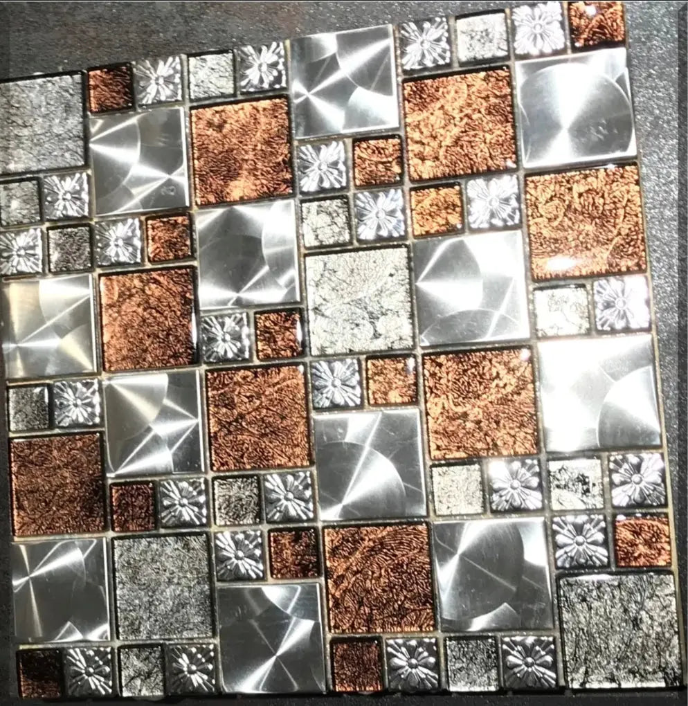 Arcade Brown Glass mosaics 30x30 cm only £7.99 each IMP